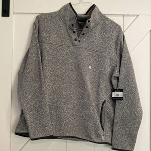 NEW with tag, Women’s Eddie Bauer Radiate 2.0 Snap Mock Pullover, size XL